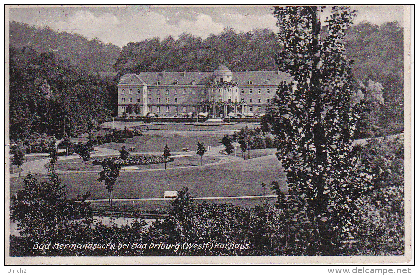 AK Bad Hermannsborn Bei Bad Driburg - Kurhaus - 1933 (20776) - Bad Driburg