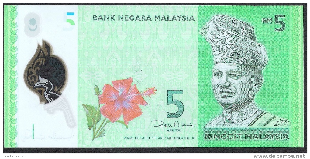 MALAYSIA P52a  5  RINGGIT  2012  # AB    Signature 6 UNC. - Maleisië