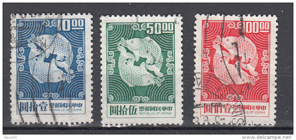 Taiwan Formosa 1969 Mi Nr  717 + 719 + 720 - Usados