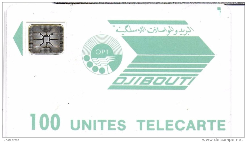 TELECARTE PHONECARD DJIBOUTI  100 UNITES - Dschibuti