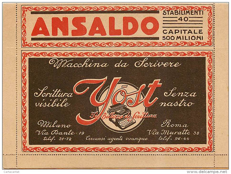 BUSTA PUBBLICITARIA - SERIE NAZIONALE 1-10 - NUOVA CON LETTERA INTERNA - Stamps For Advertising Covers (BLP)