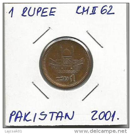 D1 Pakistan 1 Rupee 2001. KM#62 - Pakistan