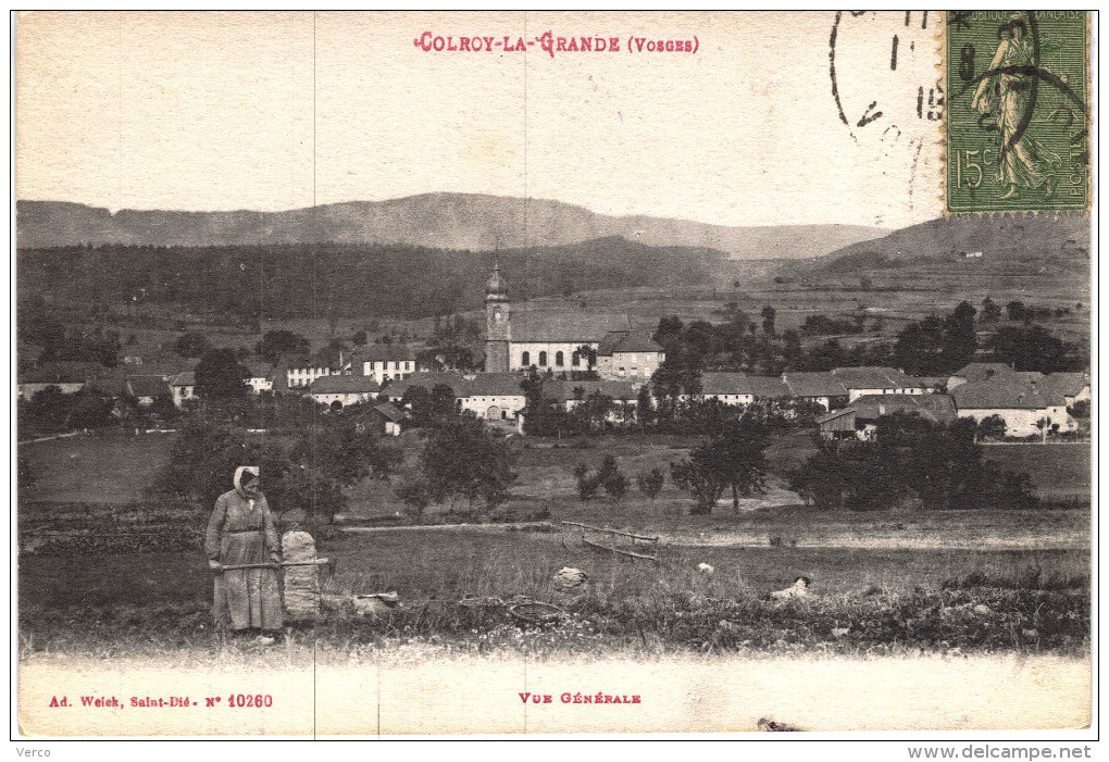 Carte Postale Ancienne De COLROY LA GRANDE - Colroy La Grande