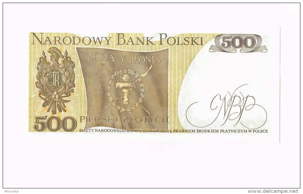 500 Zloty - Tadeusz Kosciuszko - Pologne - Poland - Sonstige & Ohne Zuordnung