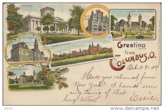 Postcard RA005655 - USA (United States Of America) Ohio Columbus - Columbus