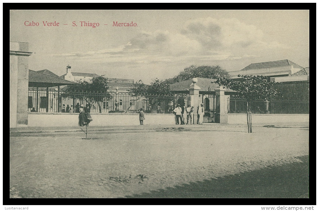 SANTIAGO - FEIRAS E MERCADOS -  Mercado   Carte Postale - Cape Verde