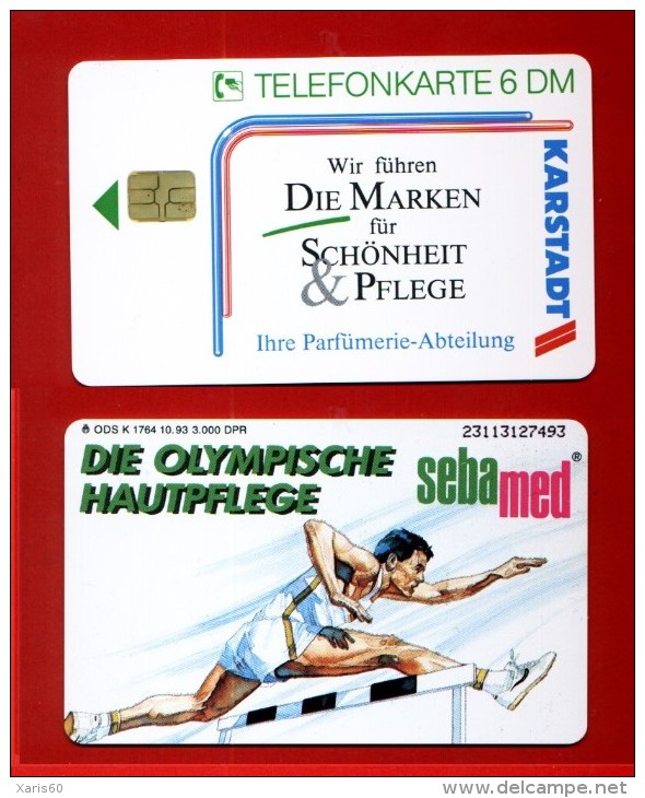 GERMANY: K-1764 10-93 KARSTADT "Die Olympische Hautpfege" Rare (3.000ex). Unused - K-Series: Kundenserie