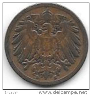 *empire 1 Pfennig 1896 E Km 10    Vf - 1 Pfennig