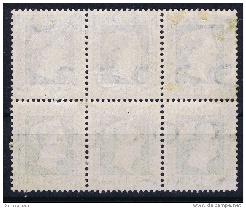 Nederland: NVPH Nr 487 In 6 Block  Used 1948 - Usados