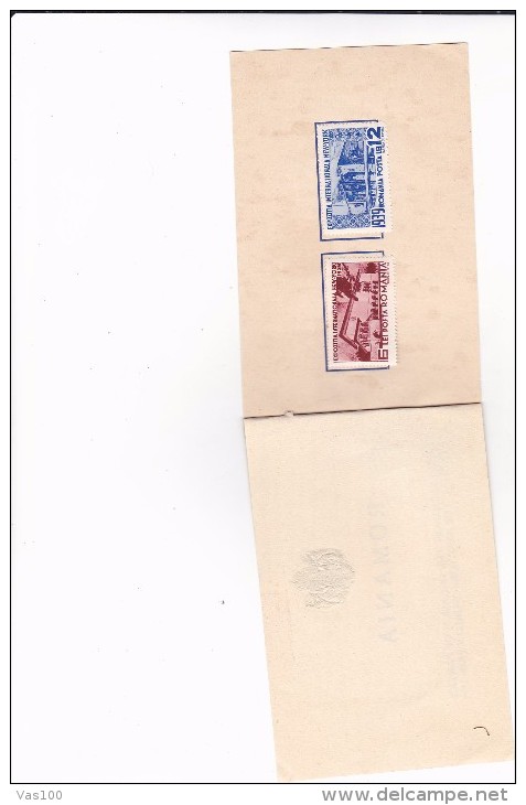 ROMANIA 1939 NEW-YORK WORLD'S FAIR BOOKLET SC # 489-490 - Markenheftchen