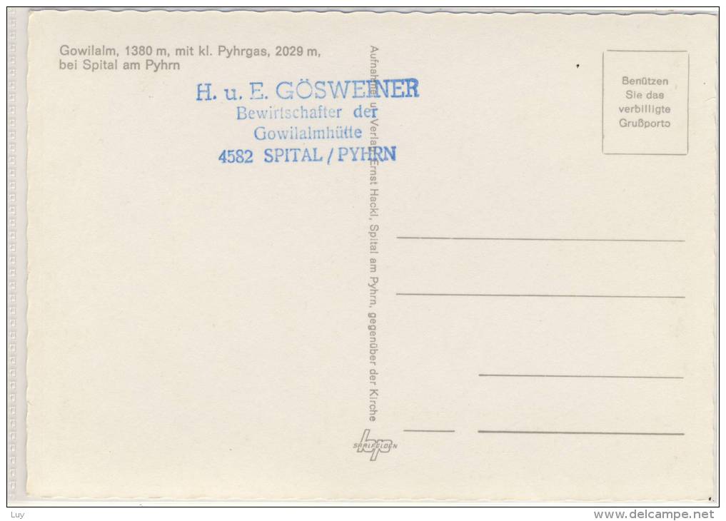 GOWILALM - Bei SPITAL Am PYHRN,  Panorama, Beweirtschafter Gösweiner - Spital Am Phyrn