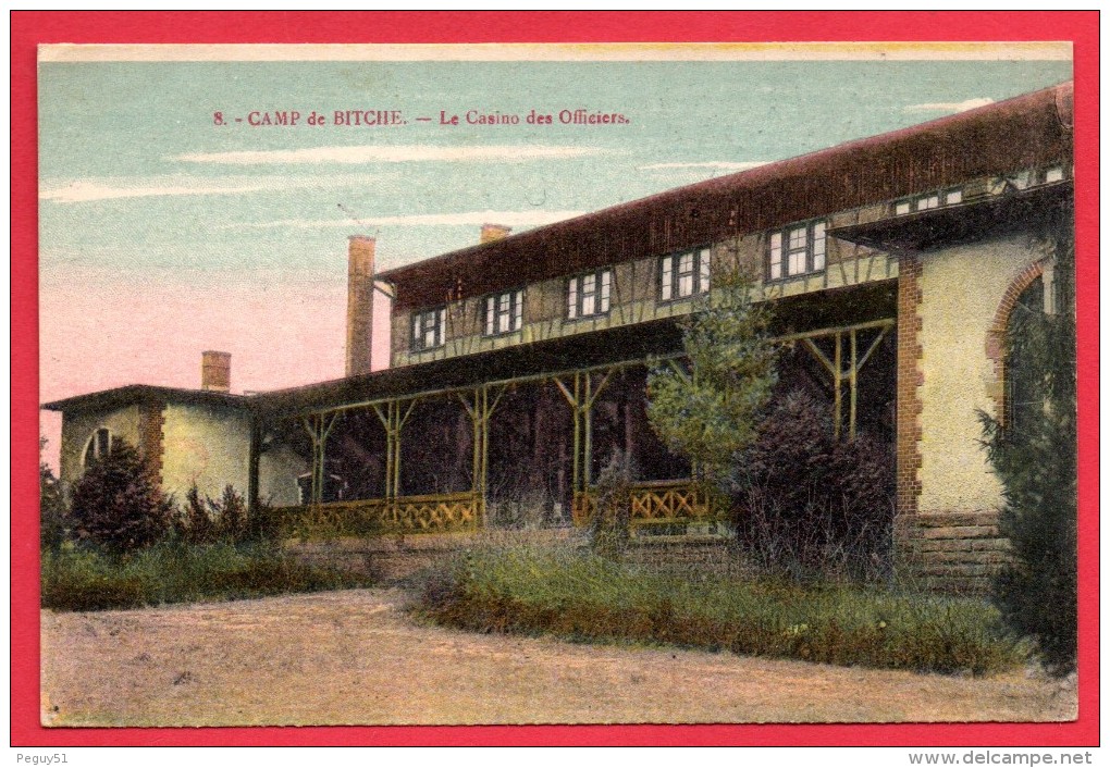 57. Camp De Bitche. Le Casino Des Officiers. F.M. Poste Aux Armées S.P.4 1927 - Bitche