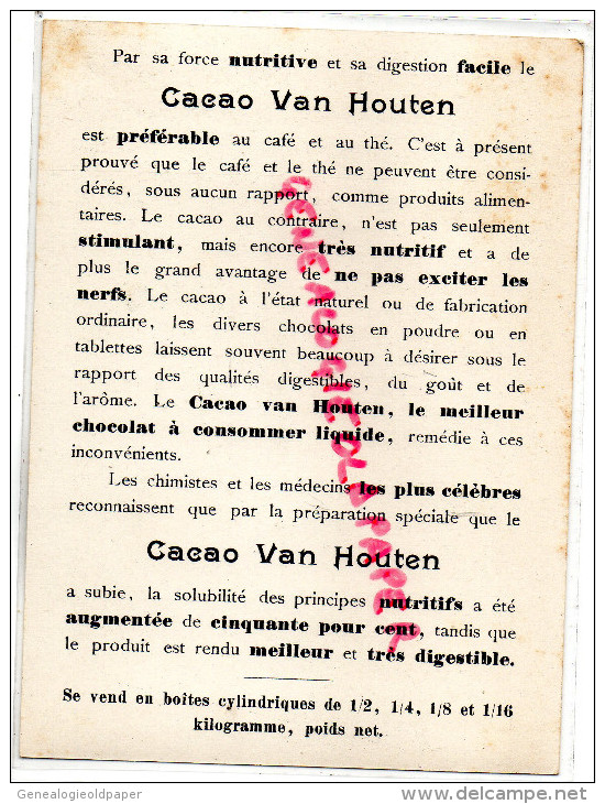 CHROMO CACAO VAN HOUTEN - VUE DE HOLLANDE- HOSPICE A MARSSUM PRES DE LEEUWARDEN -FRISE - Van Houten