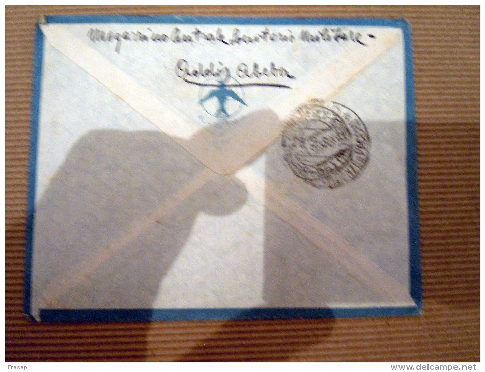 STORIA POSTALE -BUSTA COVER - ADDIS ABEBA ITALIA     AEREA   1 LIRA  1938 - Ethiopie