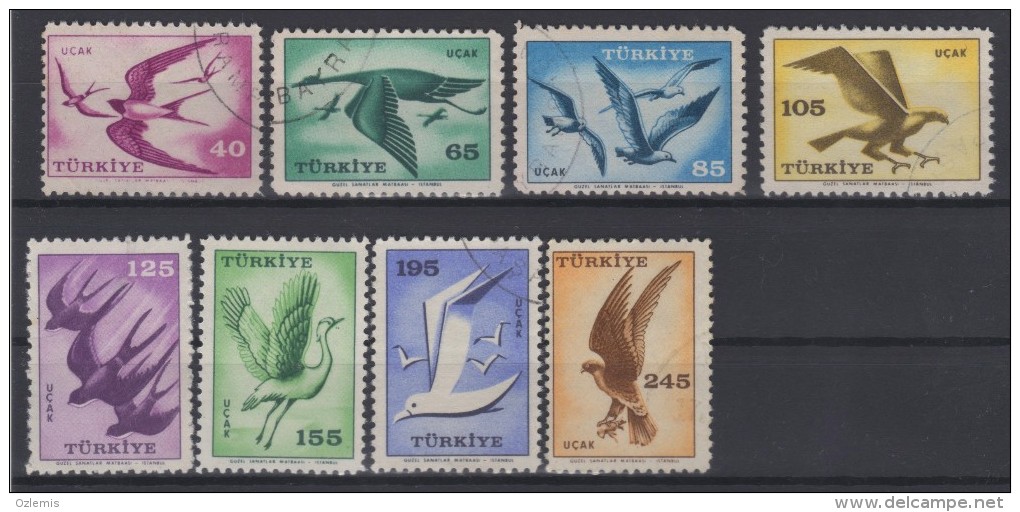 TURKEY 1959 AIRMAIL  USED STAMPS - Collections, Lots & Séries