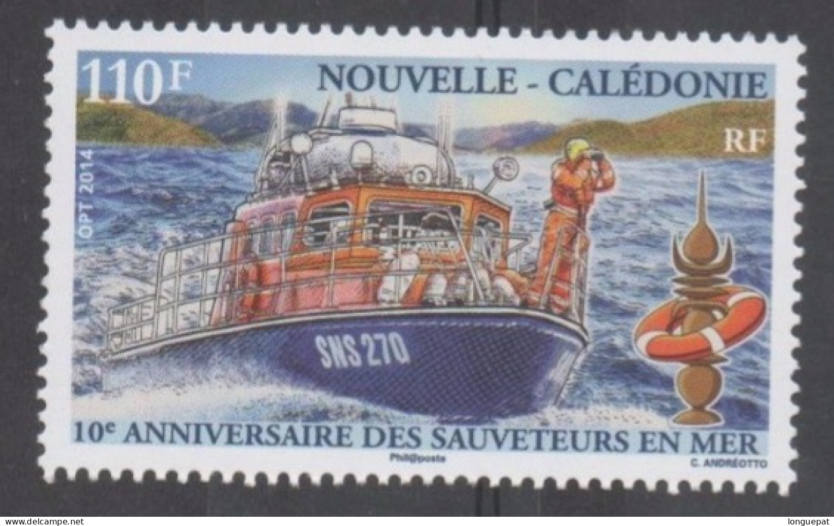 Nelle CALEDONIE - Sauveteurs En Mer : 10 Ans - Bateau De Sauvetage - - Nuevos