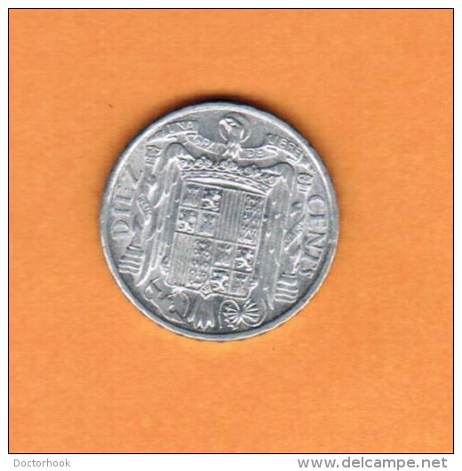 SPAIN   10 CENTIMOS 1953  (KM # 766) - 10 Centesimi