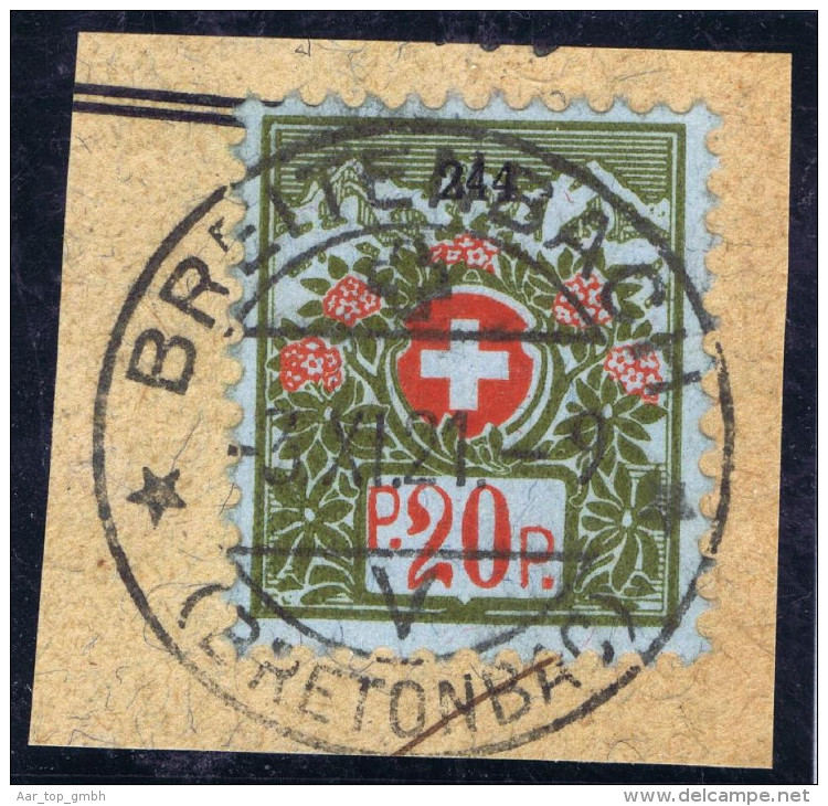 Heimat SO Breitenbach 1921-11-03 Portofreiheit Zu#7A Kl#244 - Portofreiheit