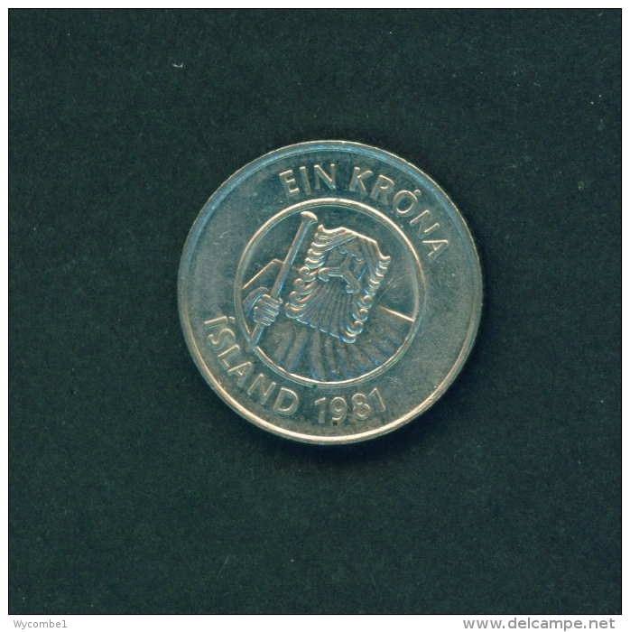 ICELAND  -  1981  1k  Circulated Coin - Iceland