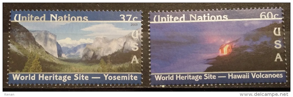 UN New York, 2003, Mi: 932/33 (MNH) - Unused Stamps