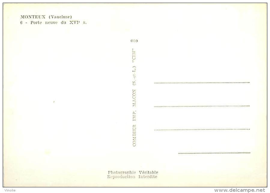 Réf : T 15 - 4955 : MONTEUX - Monteux