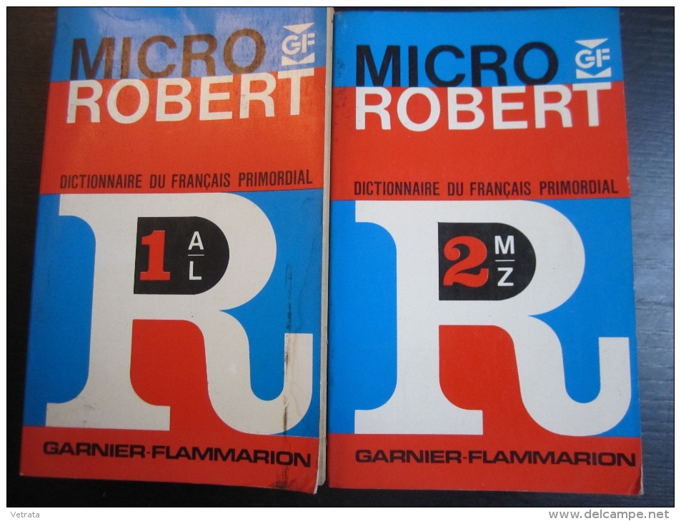 Micro Robert : 2 Tomes, Garnier Flammarion - 1973 - Dictionaries