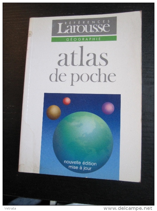 Atlas De Poche - Larousse - 1992 - Maps/Atlas