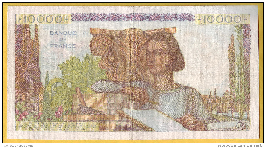 BILLET FRANCAIS - 10000 Francs Génie Français 2.2.1956 TTB - 10 000 F 1945-1956 ''Génie Français''