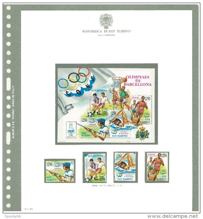 SAN MARINO - COLLEZIONE COMPLETA - MNH** DAL 1981 AL 1997 + SERVIZI E FOGLIETTI COME DA FOTOGRAFIE