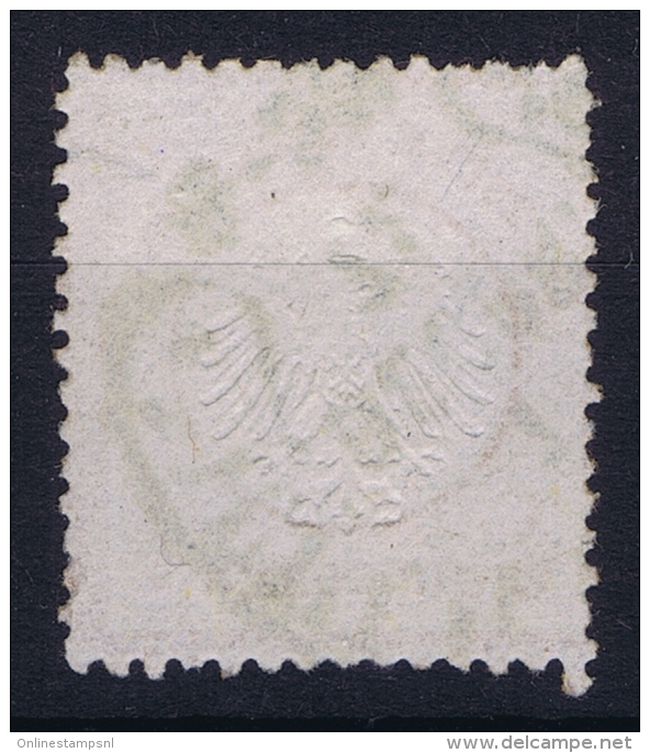 Deutsches Reich:  Mi Nr 14 Used 1872  Hufeisenstempel - Usati