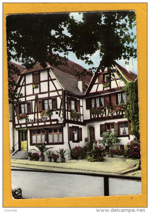 67 Bas Rhin Dambach La Ville Auberge " à La Vignette " ( Leger Pli Voir Scans ) - Dambach-la-ville