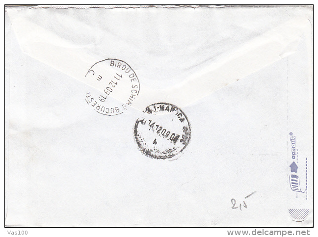 KARABUK, SIIRT AND AKSARAY TOWNS, STAMPS ON REGISTERED COVER, 2009, TURKEY - Covers & Documents