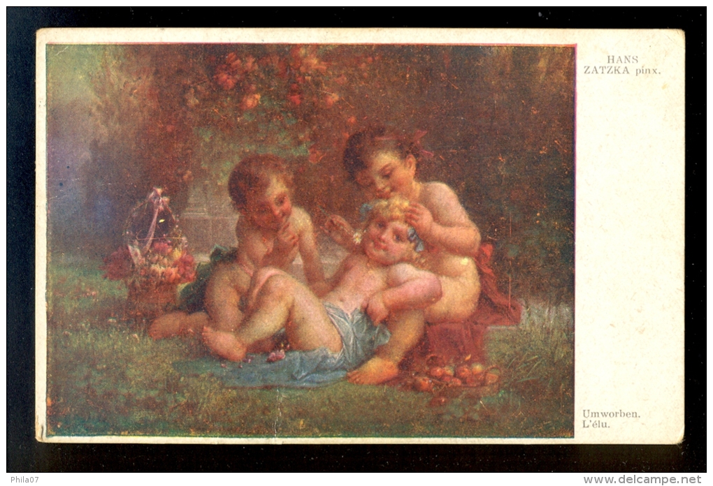 Hans Zatzka - Umworben L'elu / Postcard Circulated - Zatzka