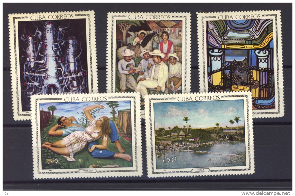 03673 -   Cuba  :  Mi  1272-76  ** - Neufs