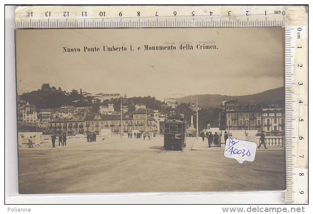 PO4013D# TORINO - PONTE UMBERTO I E MONUMENTO DELLA CRIMEA - TRAMWAY N.57  No VG - Ponts