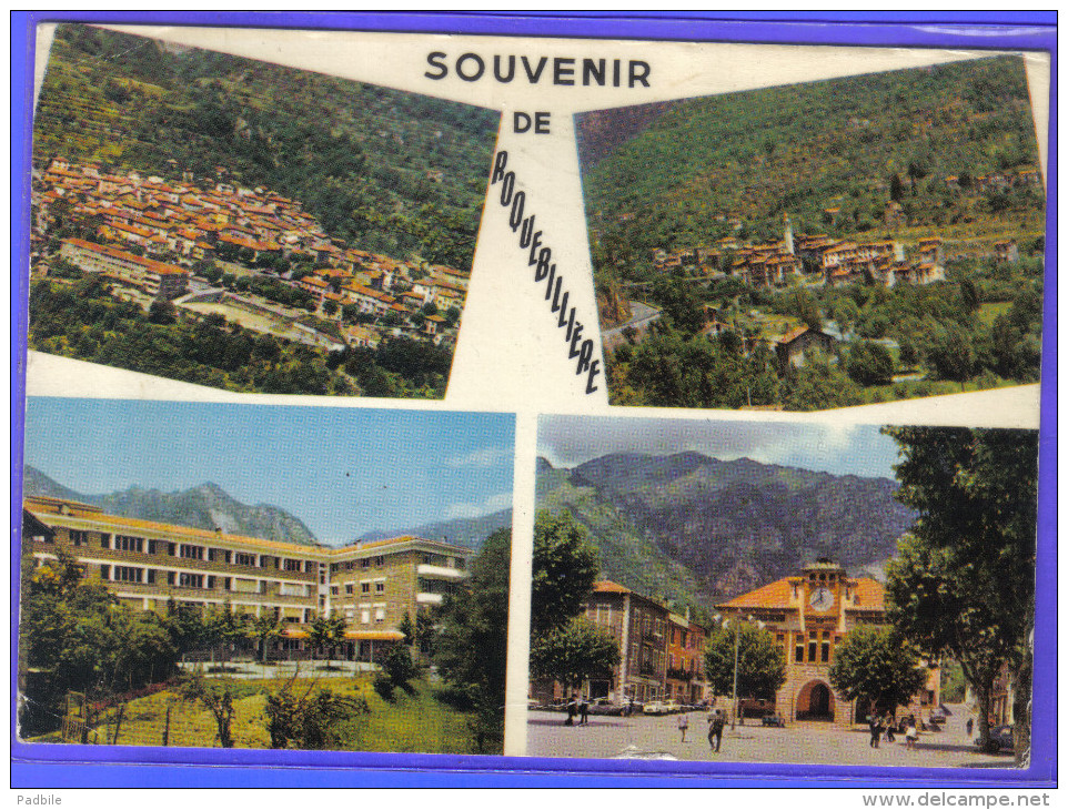 Carte Postale 06. Roquebillière  Trés Beau Plan - Roquebilliere