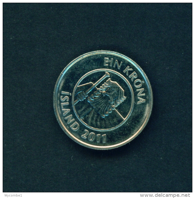 ICELAND  -  2011  1k  Circulated Coin - Iceland