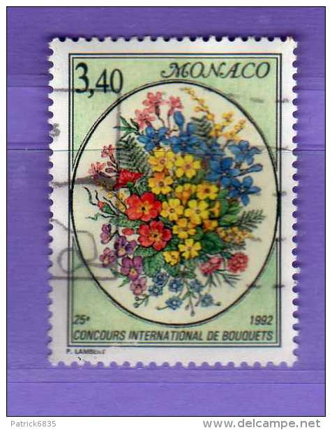 Monaco ° 1992 - Yvert. 1815 -  Concours International De Bouquets.   Vedi Descrizione. - Gebruikt