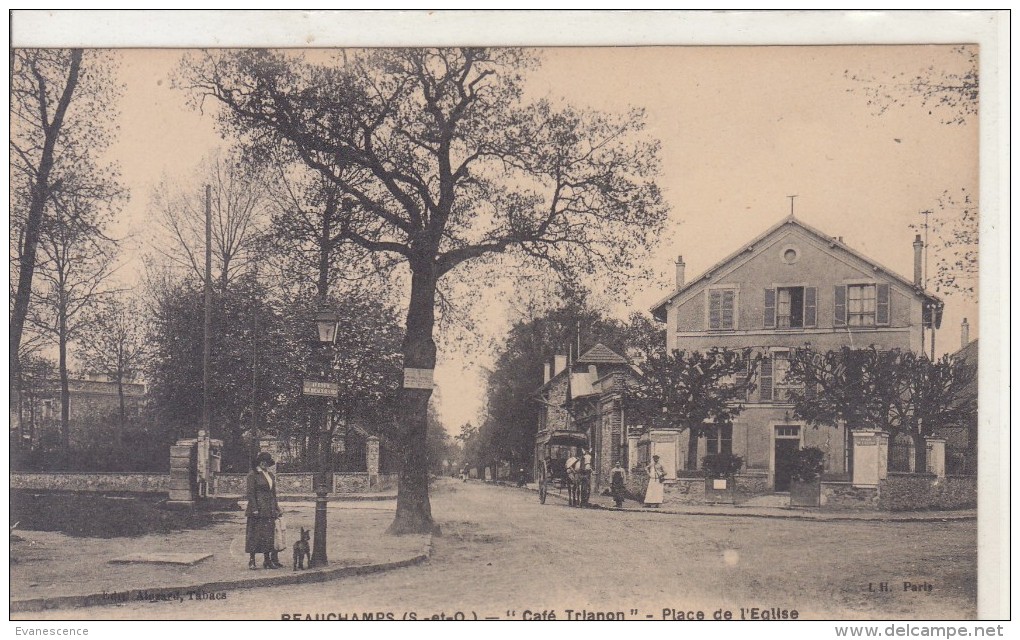 95  BEAUCHAMPS / CAFE TRIANON       /////    REF  JANV. 16 / BO 95 AB - Beauchamp