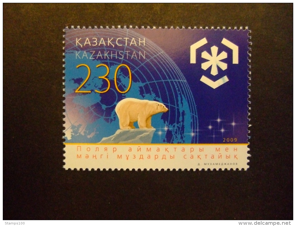 KAZAKHSTAN 2009  POLAR YEAR  IPY International Polar Year 2009  MNH **  (0531-110) - Schützen Wir Die Polarregionen Und Gletscher