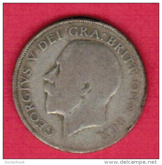 GREAT BRITAIN   1 SHILLING (SILVER) 1921 (KM # 816A) - I. 1 Shilling