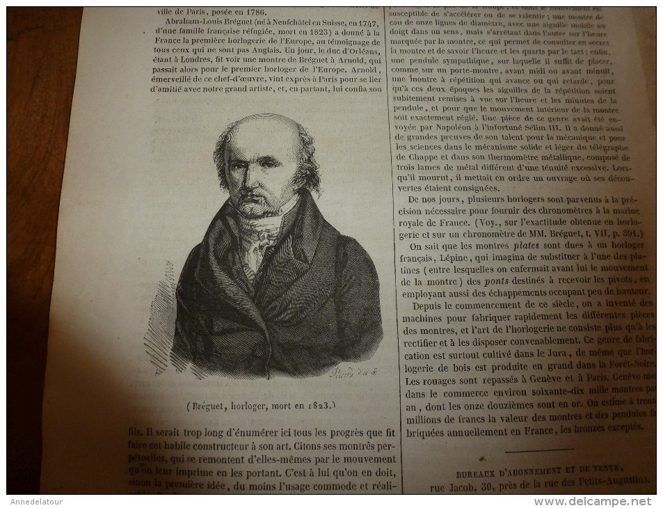 1847 MP Jean Sans Peur; Histoire Du Costume En France (civil,homme,Houppelande,Femmes;Château De Roquetaillade; Bréguet - 1800 - 1849