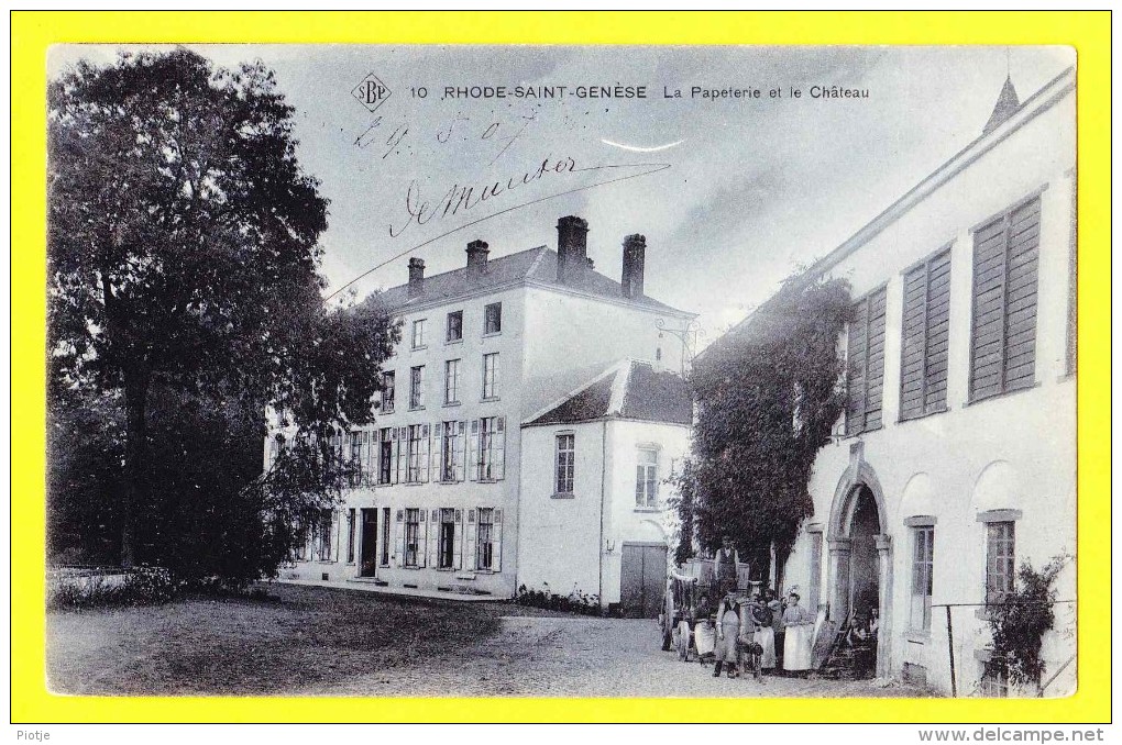 * Sint Genesius Rode - Rhode Saint Genese (Vlaams Brabant - Bruxelles) * (SBP, Nr 10) Papeterie Et Chateau, TOP, Rare - Rhode-St-Genèse - St-Genesius-Rode