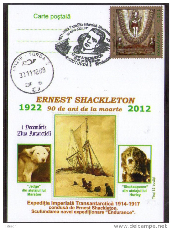 Ernest Shackleton 90 Years  -  Turda 2014 - Polar Explorers & Famous People