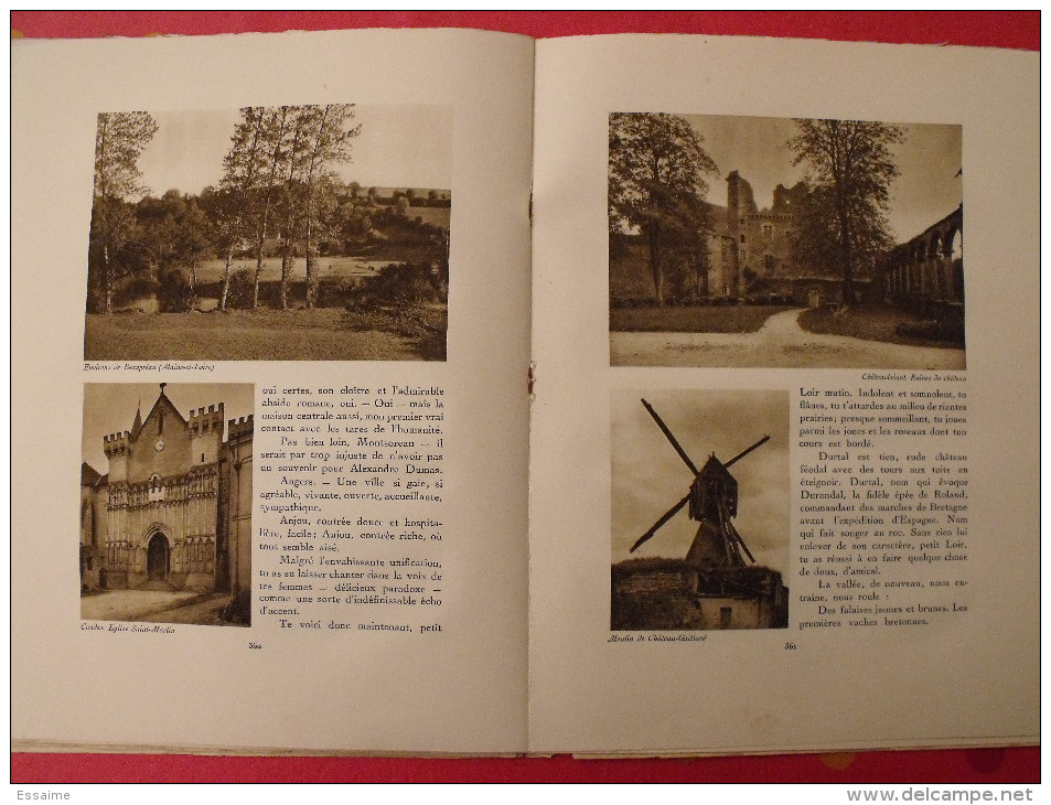 La Vallée de la Loire. revue Le visage de la France. 1925. 32 pages. édition Horizons de France