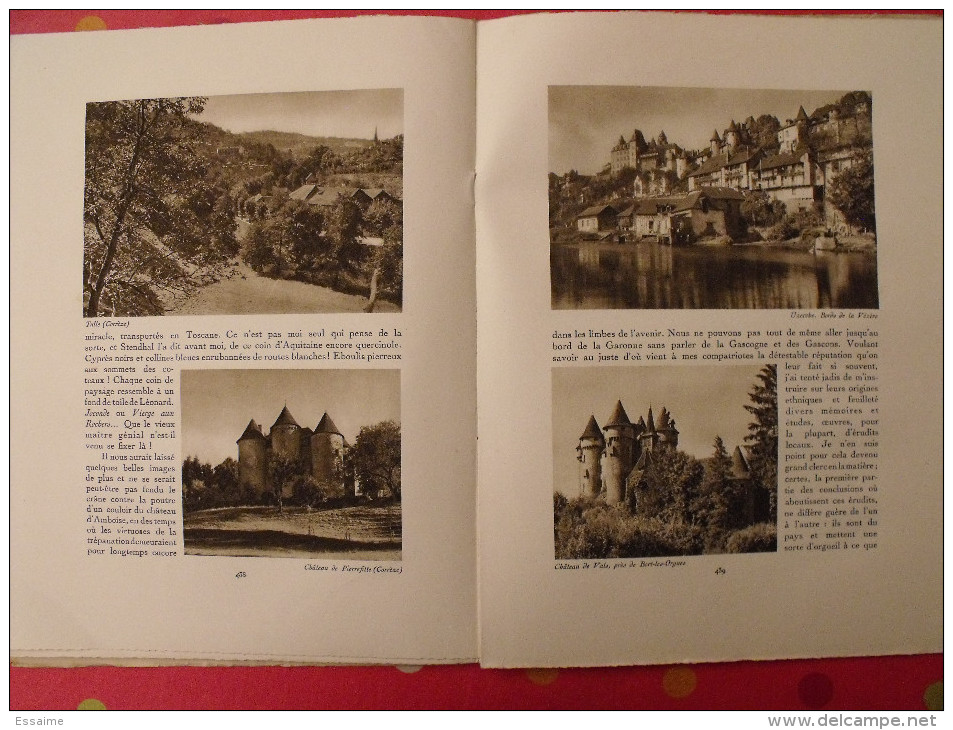 Limousin Quercy Périgord. revue Le visage de la France. 1925. 32 pages. édition Horizons de France