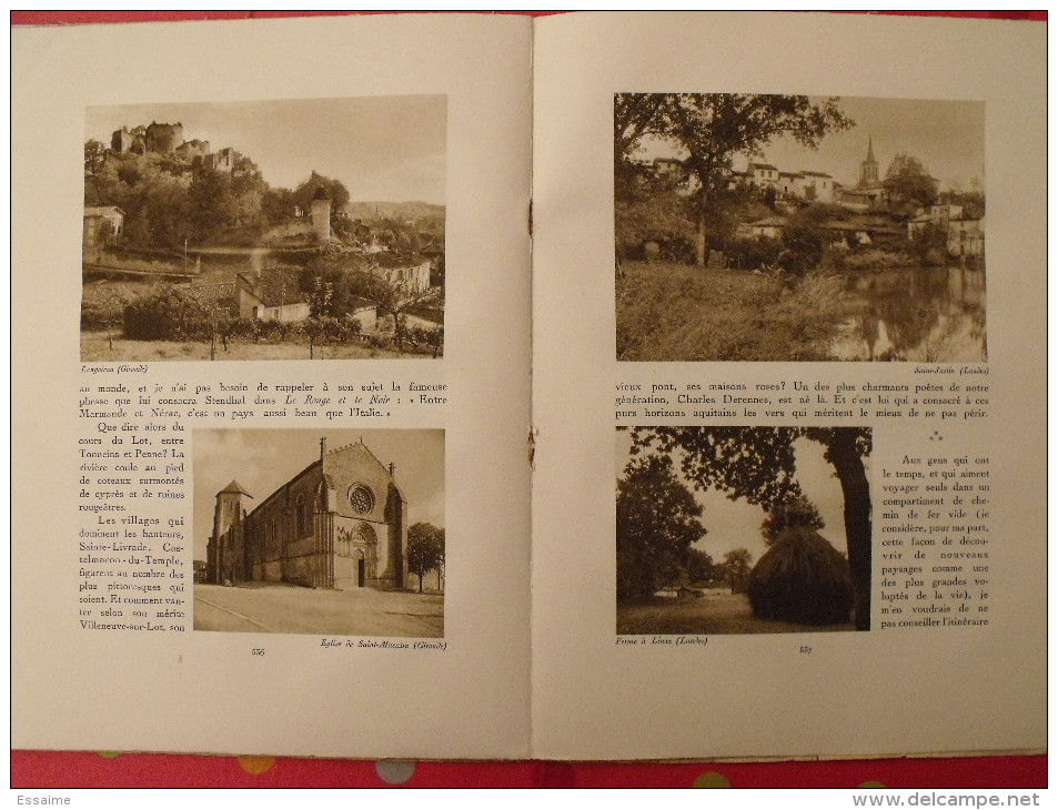 Gascogne Guyenne Cote d´Argent. revue Le visage de la France. 1925. 32 pages. édition Horizons de France