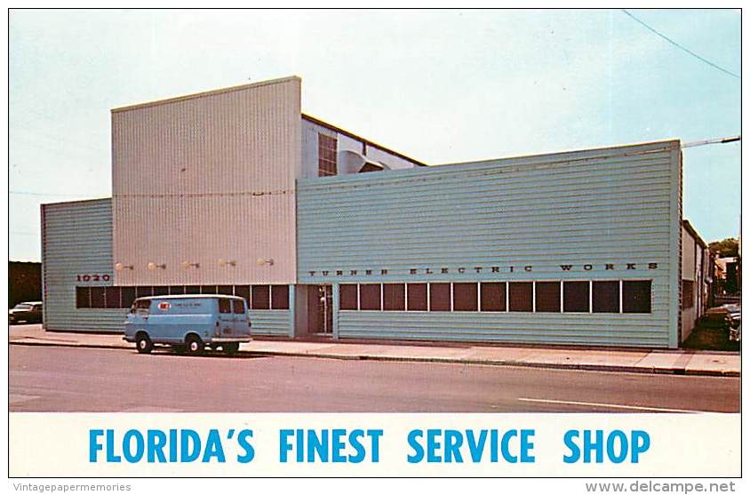 257561-Florida, Jacksonville, Turner Electric Works, Service Shop, Van, Munn Photography By Dexter Press No 25301-C - Jacksonville