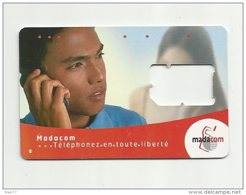 Madagascar Malagasy  *** RARE Carte SIM MADACOM     Madacom Simcard (without Sim) - Madagascar