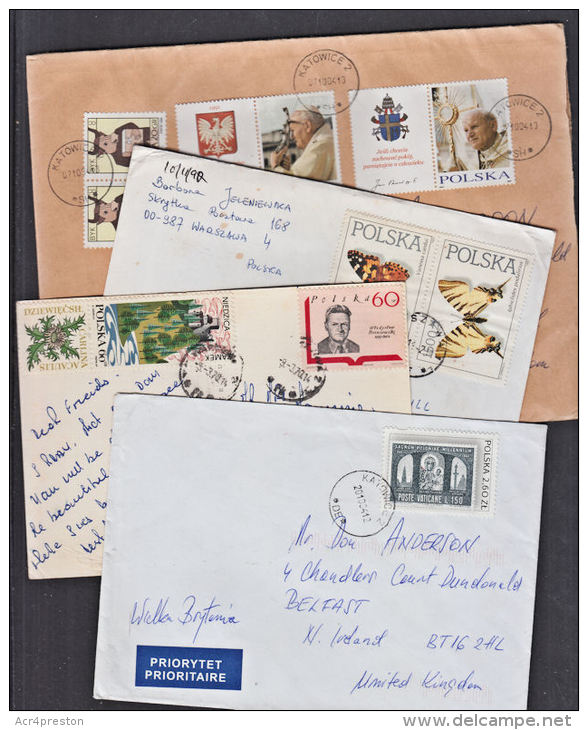 C0387 POLAND,  4 Covers - Collections